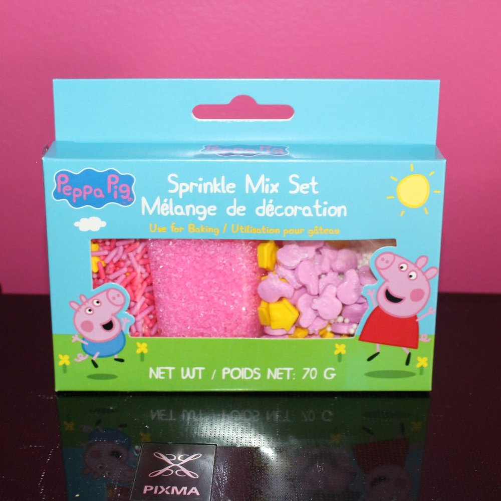 ❄️5/$25🎄Peppa Pig Baking Cup Cake Sprinkle Mix 70G